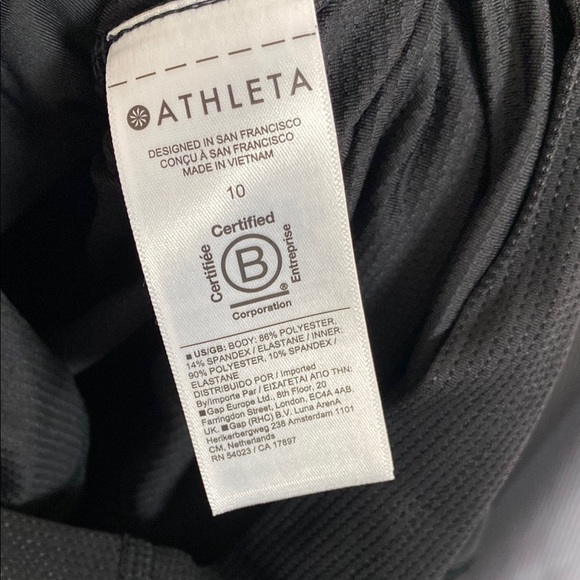 Athleta Venture Out Dress Black Sporty Featherweight Stretch Size 10 - Picture 11 of 16